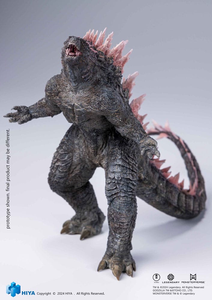 Godzilla X Kong: Det nye imperiet utsøkt stylist actionfigur Godzilla utviklet ver. 18 cm