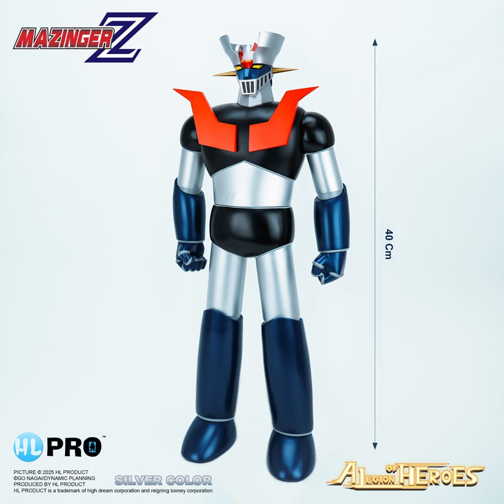 Mazinger Z Legion of Heroes Figura in vinile Mazinger Z Colore argento 40 cm