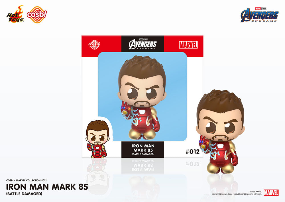 Avengers: Endgame Cosbi Mini Figür Iron Man Mark 85 (Battle) 8 cm