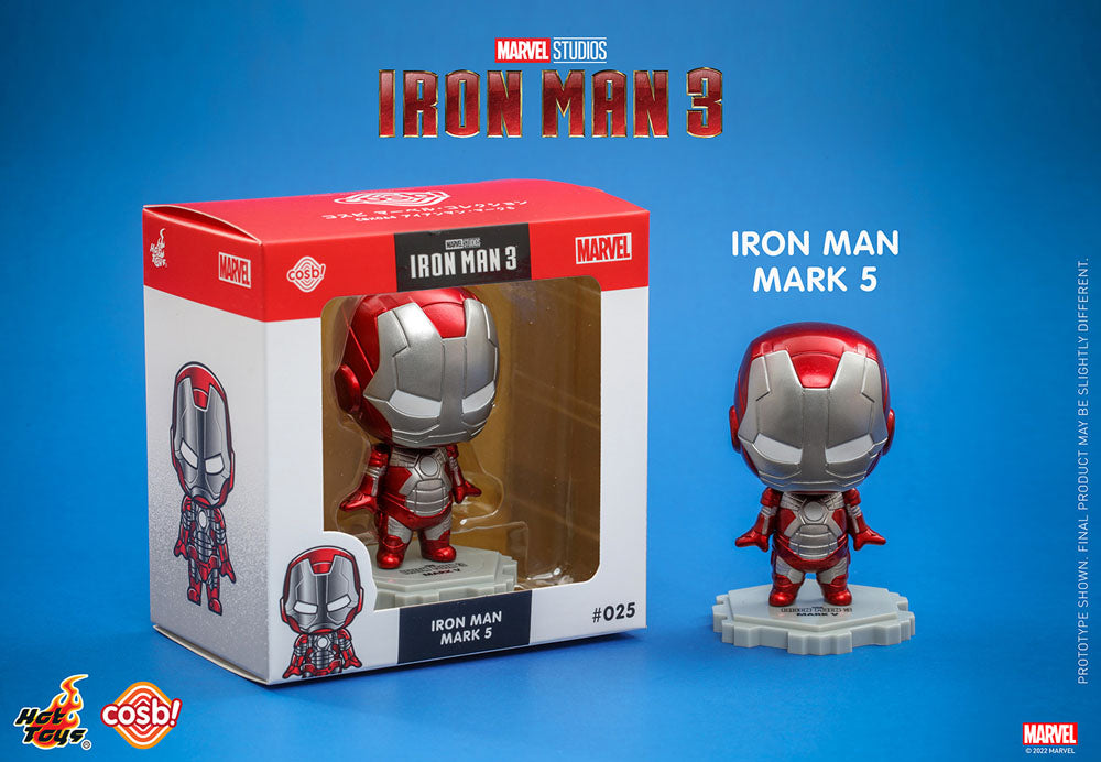 Iron Man 3 Cosbi Mini Figure Iron Man Mark 5 8 cm