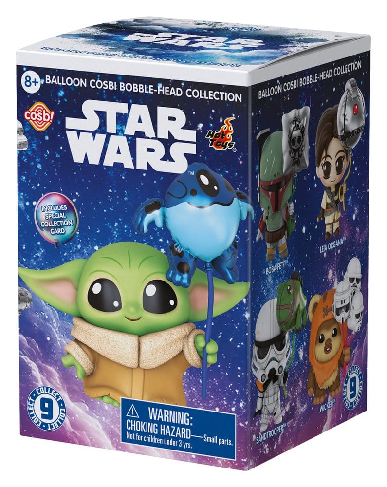 Star Wars Cosbi Mini Figurer Ballong 8 cm Blind Box Display (8)
