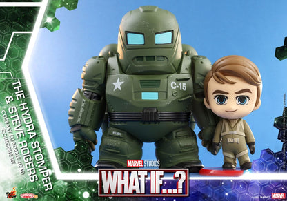 Hvad hvis ...? Cosbaby (S) mini -figurer Hydra Stomper & Steve Rogers 10 cm