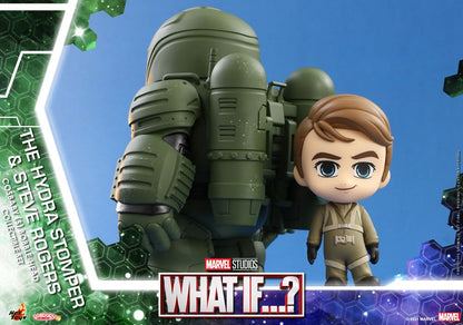 Hvad hvis ...? Cosbaby (S) mini -figurer Hydra Stomper & Steve Rogers 10 cm