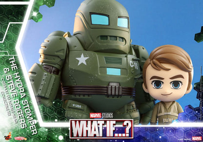 Hvad hvis ...? Cosbaby (S) mini -figurer Hydra Stomper & Steve Rogers 10 cm