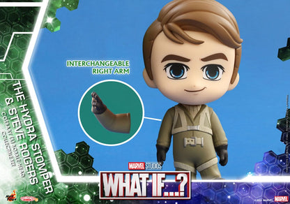 Hvad hvis ...? Cosbaby (S) mini -figurer Hydra Stomper & Steve Rogers 10 cm