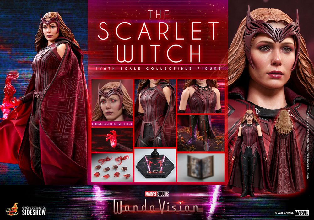 WandaVision Action Figure 1/6 The Scarlet Witch 28 cm