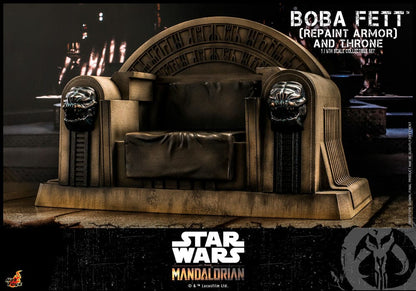 Star Wars: The Mandalorian Action Figure 1/6 Boba Fett Riepinger Armor and Throne Special Edition 30 cm