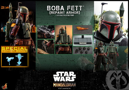 Star Wars: The Mandalorian Action Figuur 1/6 Boba Fett Repaint Armor Special Edition 30 cm