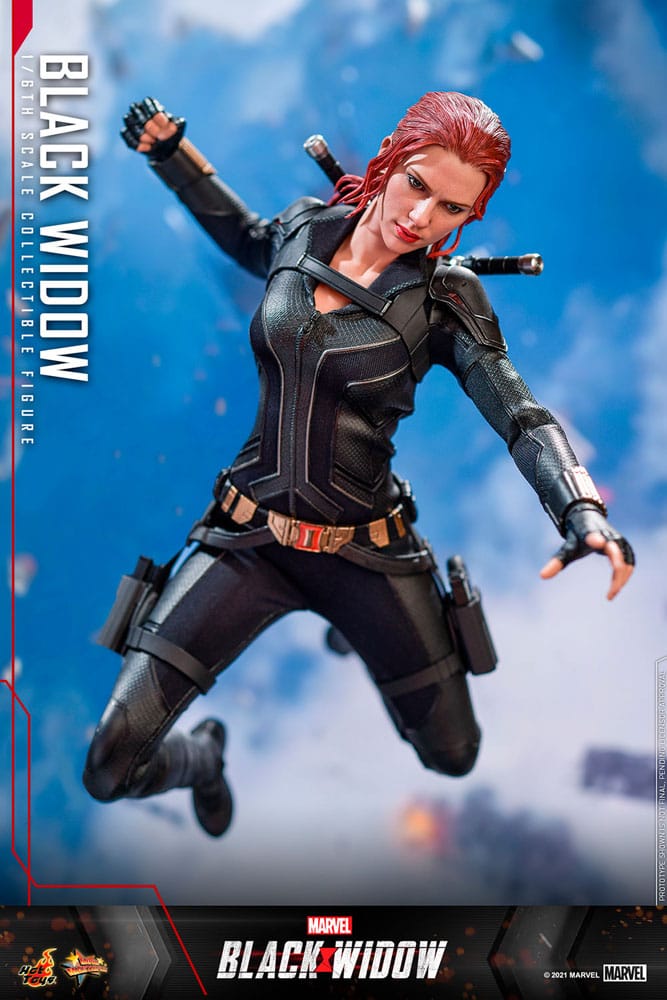 Schwarzer Witwenfilm Meisterwerk Action Abbildung 1/6 Schwarz Witwe Special Edition 28 cm