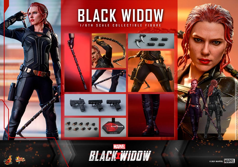 Schwarzer Witwenfilm Meisterwerk Action Abbildung 1/6 Schwarz Witwe Special Edition 28 cm