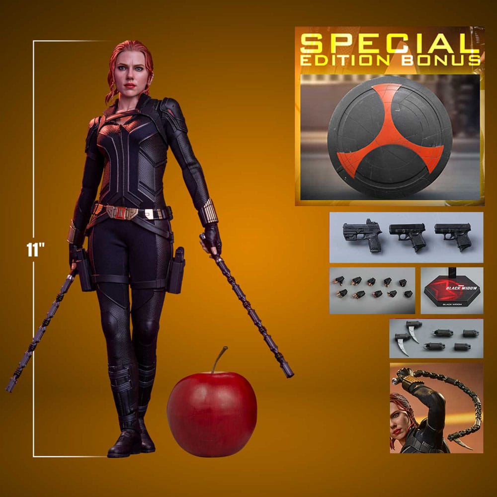 Schwarzer Witwenfilm Meisterwerk Action Abbildung 1/6 Schwarz Witwe Special Edition 28 cm