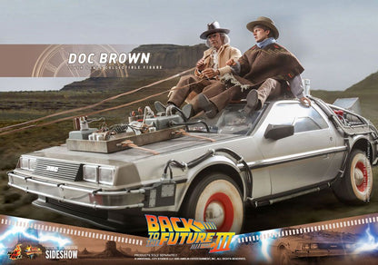 Back To The Future III Movie Masterpiece Action Figure 1/6 Doc Brown 32 cm