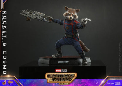 Guardians of the Galaxy Vol. 3 Movie Masterpiece Action Figuren 1/6 Rocket & Cosmo 16 cm