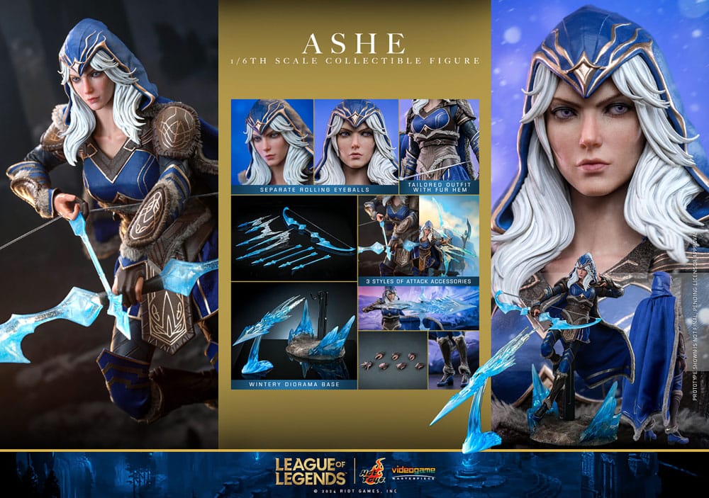 League of Legends Video Game Masterpiece Action Slika 1/6 Ashe 28 cm