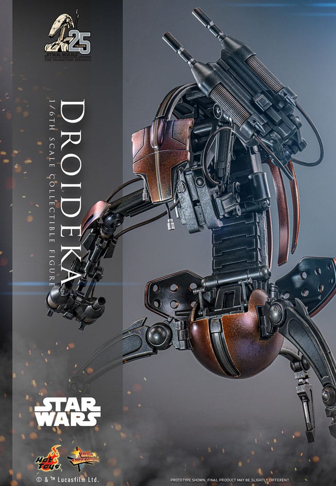 Yıldız Savaşları Bölüm I Movie Masterpiece Action Şekil 1/6 Droideka 27 cm