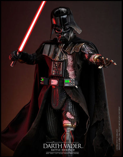 Yıldız Savaşları Aksiyon Şekil 1/6 Darth Vader (Savaş Hasarlı) 35 cm