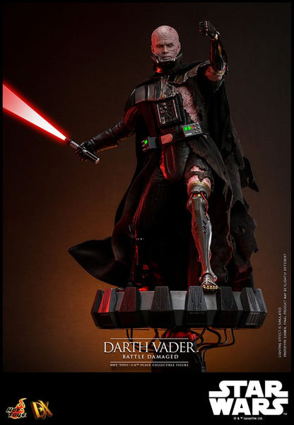 Yıldız Savaşları Aksiyon Şekil 1/6 Darth Vader (Savaş Hasarlı) 35 cm