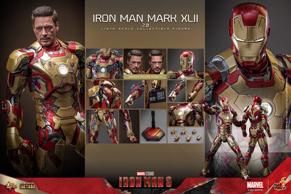 Iron Man 3 Película Masterpieta de película Diecast Figura 1/6 Iron Man Mark XLII (2.0) 32 cm