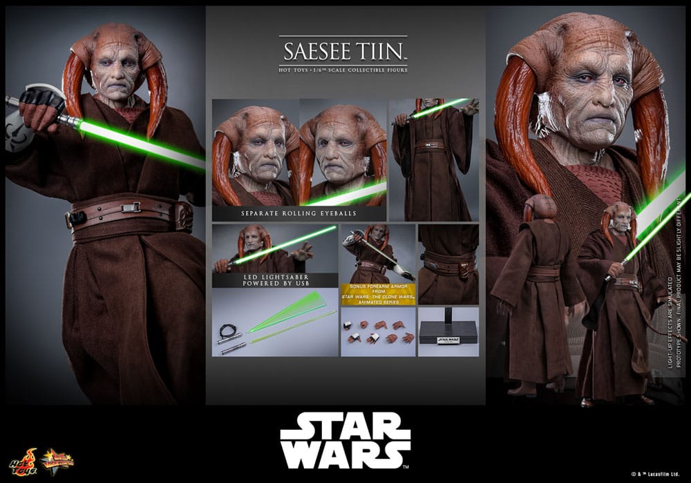 Star Wars: Episodio III - La vendetta dei Sith Film Capolavoro Action Figure 1/6 Saesee Tiin 31 cm
