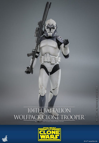 Star Wars The Clone Wars Action Figurine 1/6 104ème Bataillon Wolfpack Clone Trooper 30 cm