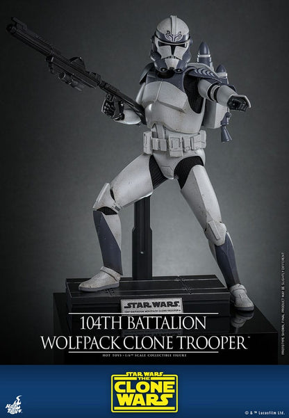Star Wars The Clone Wars Actiefiguur 1/6 104e Bataljon Wolfpack Clone Trooper 30 cm