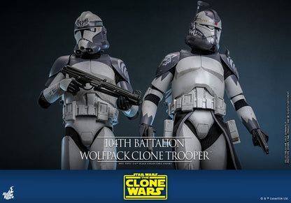 Star Wars The Clone Wars Actiefiguur 1/6 104e Bataljon Wolfpack Clone Trooper 30 cm