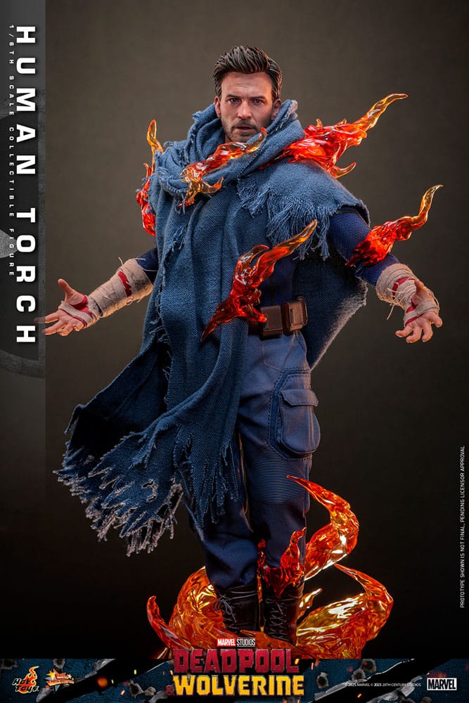 Deadpool & Wolverine Movie Masterpiece Actionfigur 1/6 Human Torch 31 cm