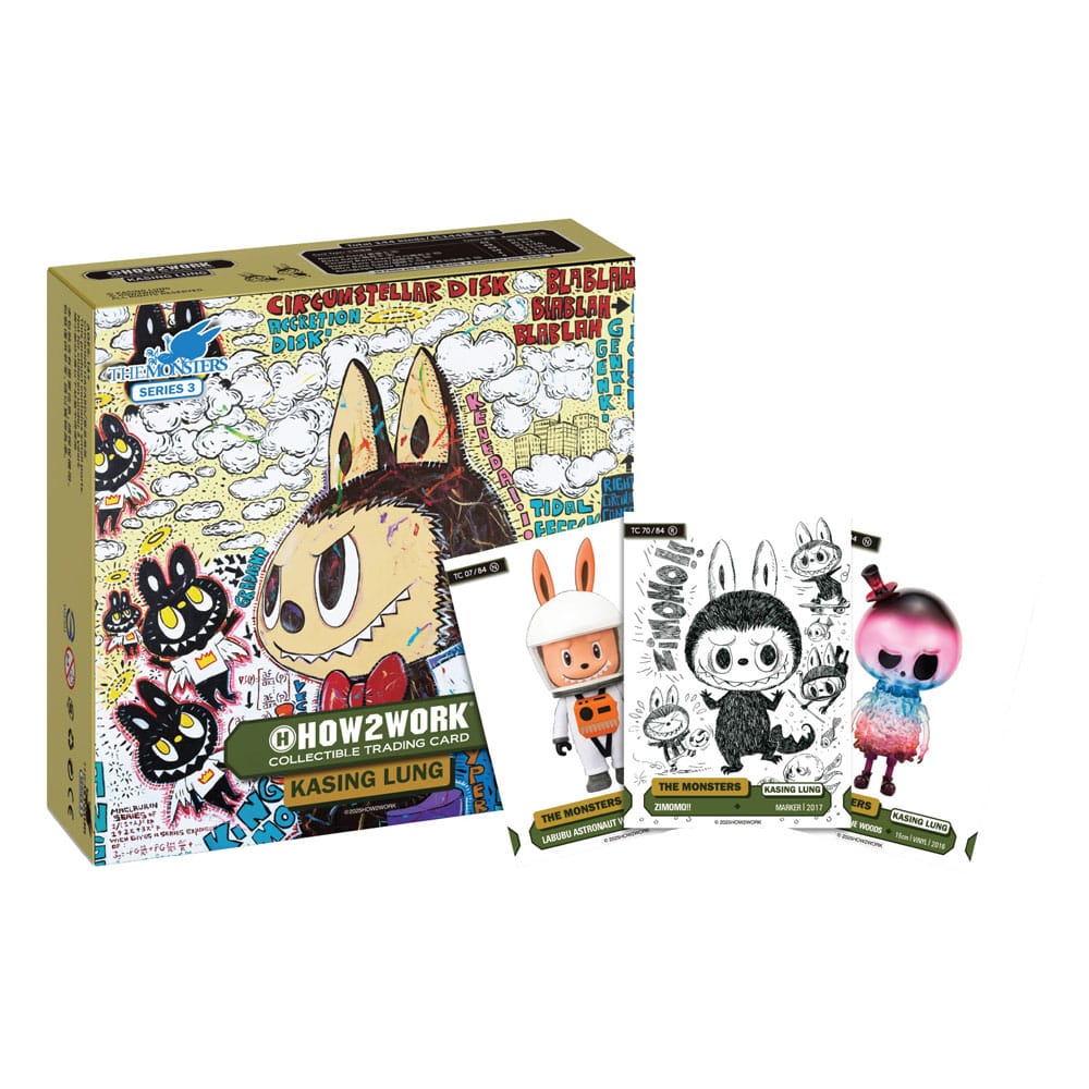 How2work Labubu verzamelbare chromen ruilkaarten The Monsters Series 3 (10)
