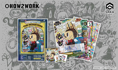 How2work Labubu verzamelbare chromen ruilkaarten The Monsters Series 3 (10)