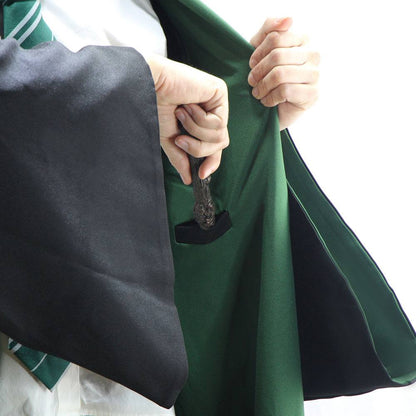 Harry Potter Zauberer Robe Umhang Slytherin Größe L – Beschädigte Verpackung