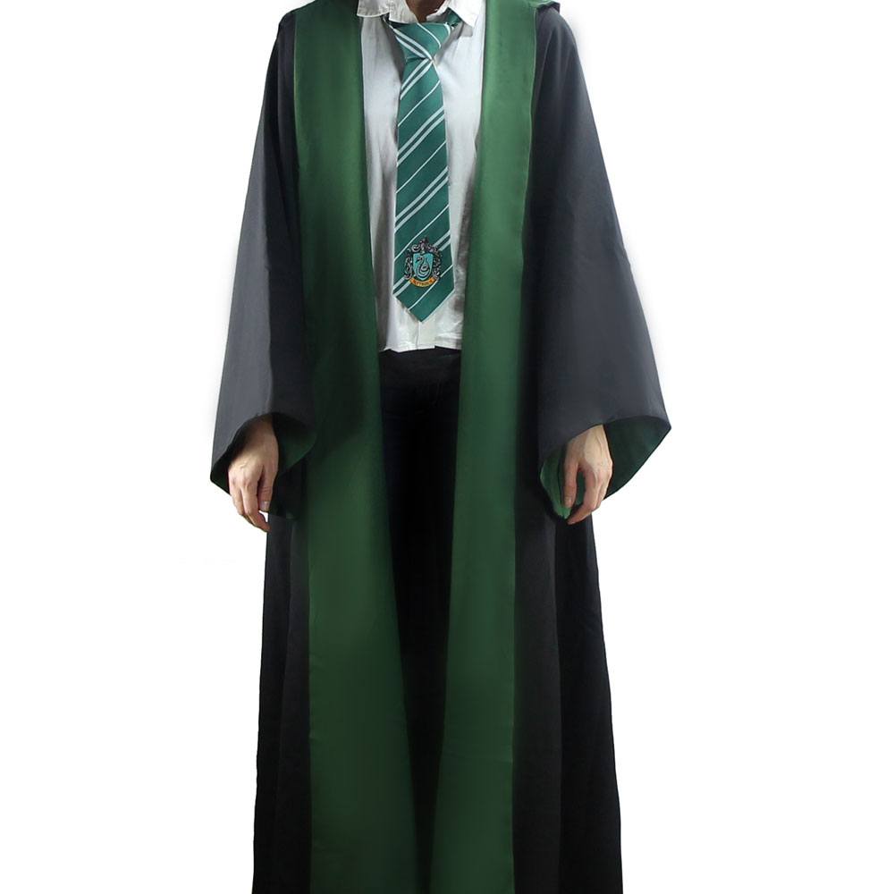 Harry Potter Zauberer Robe Umhang Slytherin Größe L – Beschädigte Verpackung