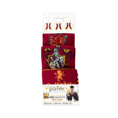 Harry Potter Socks Grifondoro da 3 pacchetti