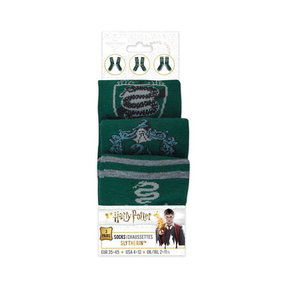Harry Potter Socks 3 Pack Slytherin