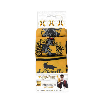 Harry Potter Socks 3 paquetes Hufflepuff