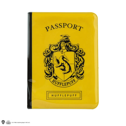 Set custodia per passaporto ed etichetta per bagaglio di Harry Potter Tassorosso