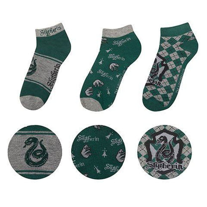 Harry Potter Ankle Socks 3-Pack Slytherin