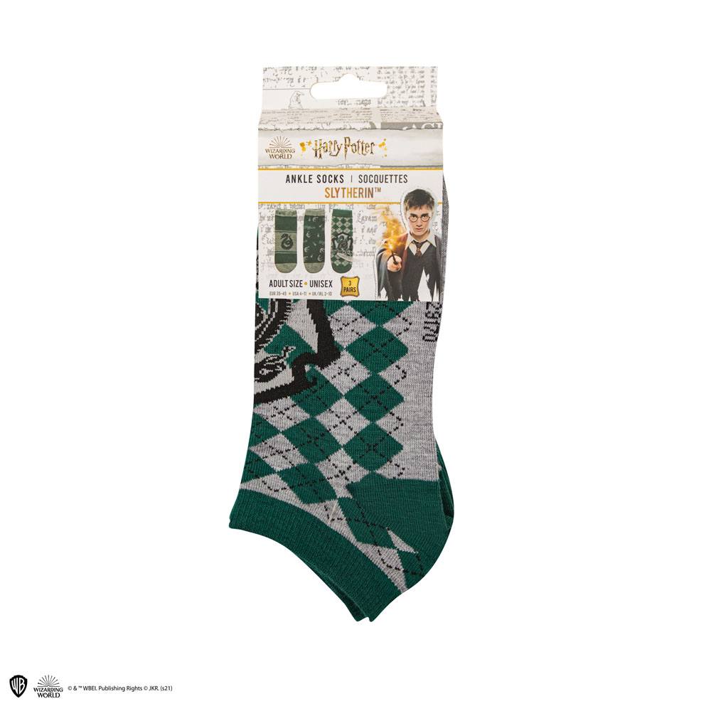 Harry Potter Ankle Socks 3-Pack Slytherin