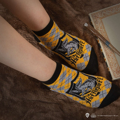 Harry Potter-Knöchelsocken 3-Pack-Hufflepuff