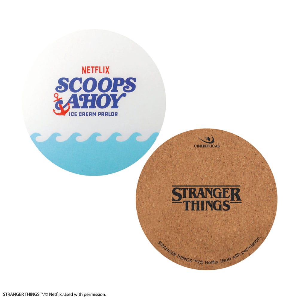 Stranger Things Scoops Ahoy Coaster 4'lü Paket
