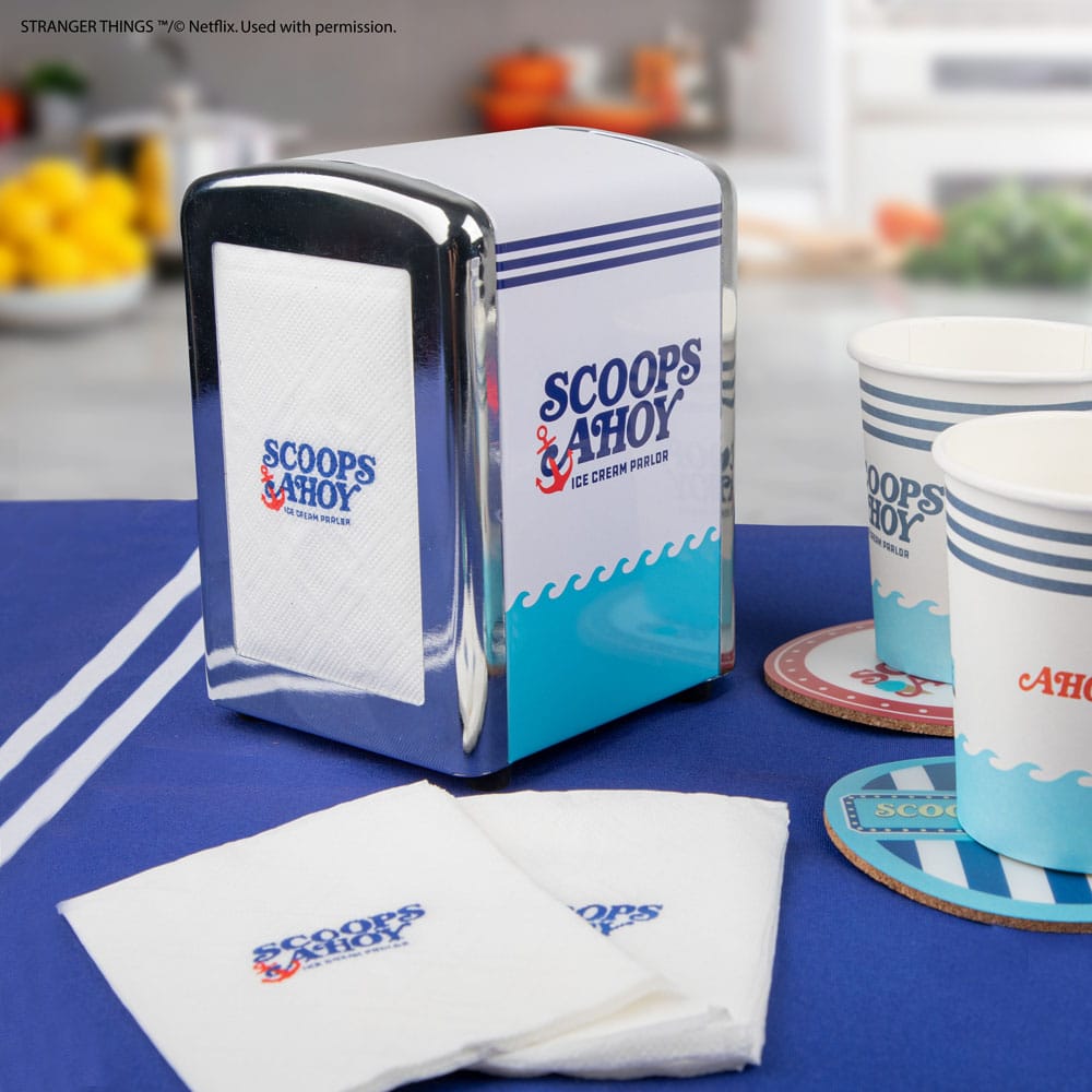 Stranger Things Peçete Dispenseri Seti Scoops Ahoy