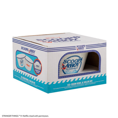 Stranger Things Ice Cream Bowl with Sailor Hat Scoops Ahoy