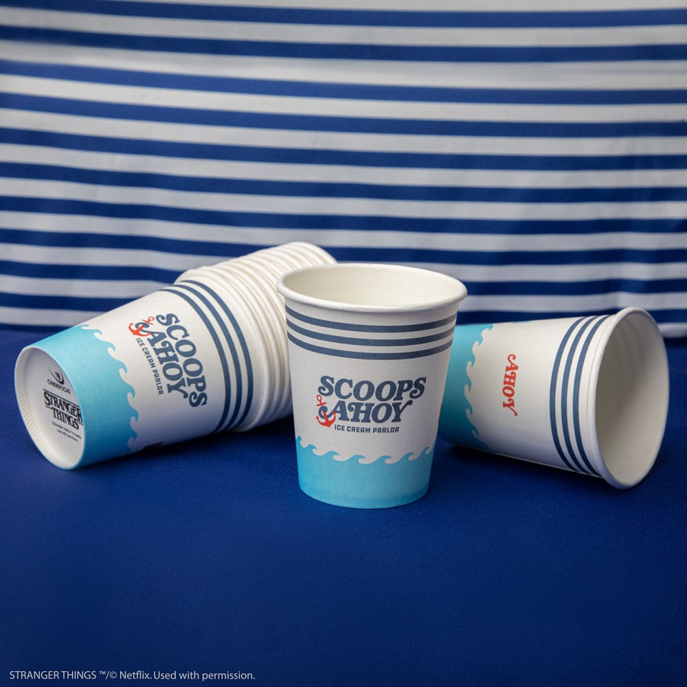 Stranger Things Set di 24 bicchieri di carta Scoop Ahoy