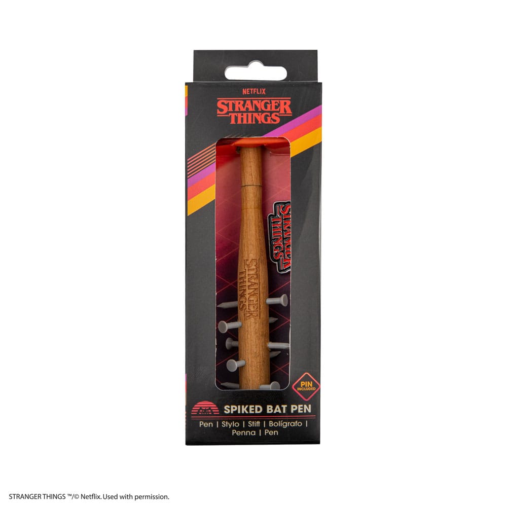 Stylo chauve-souris à pointes Stranger Things et épingle Stranger Things