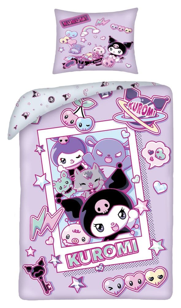 Set copripiumino Sanrio Kuromi ver. 2 140 x 200 cm / 70 x 90 cm