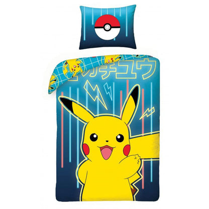 Pokémon dekbed set Pikachu 140 x 200 cm / 70 x 90 cm