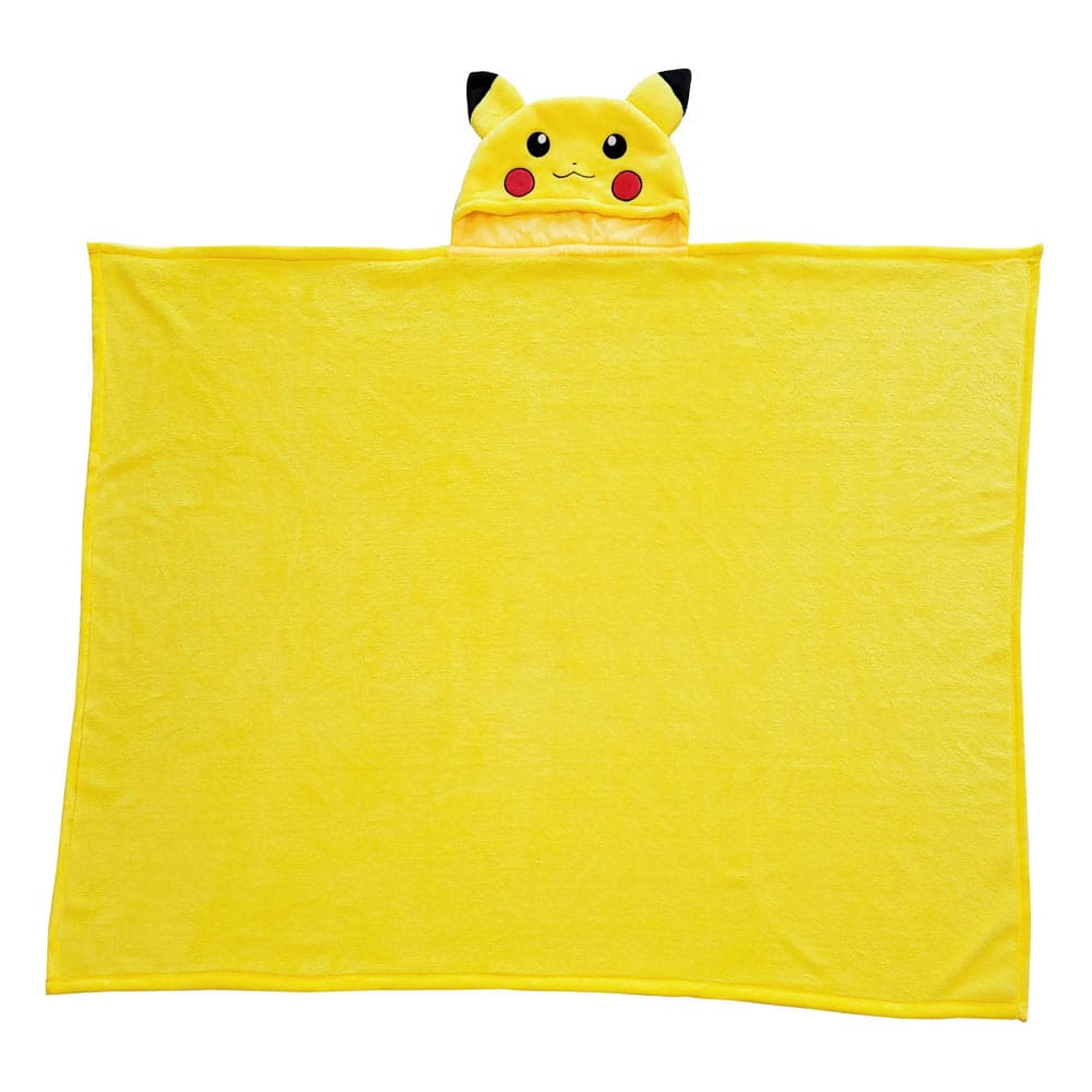 Pokémon Coral Hooded Blanket Pikachu 120 x 150 cm