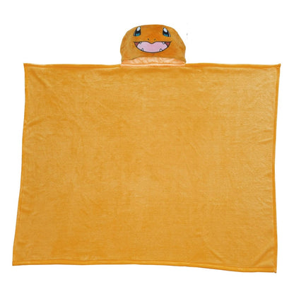 Pokémon Coral Hooded Blanket Charmander 120 x 150 cm