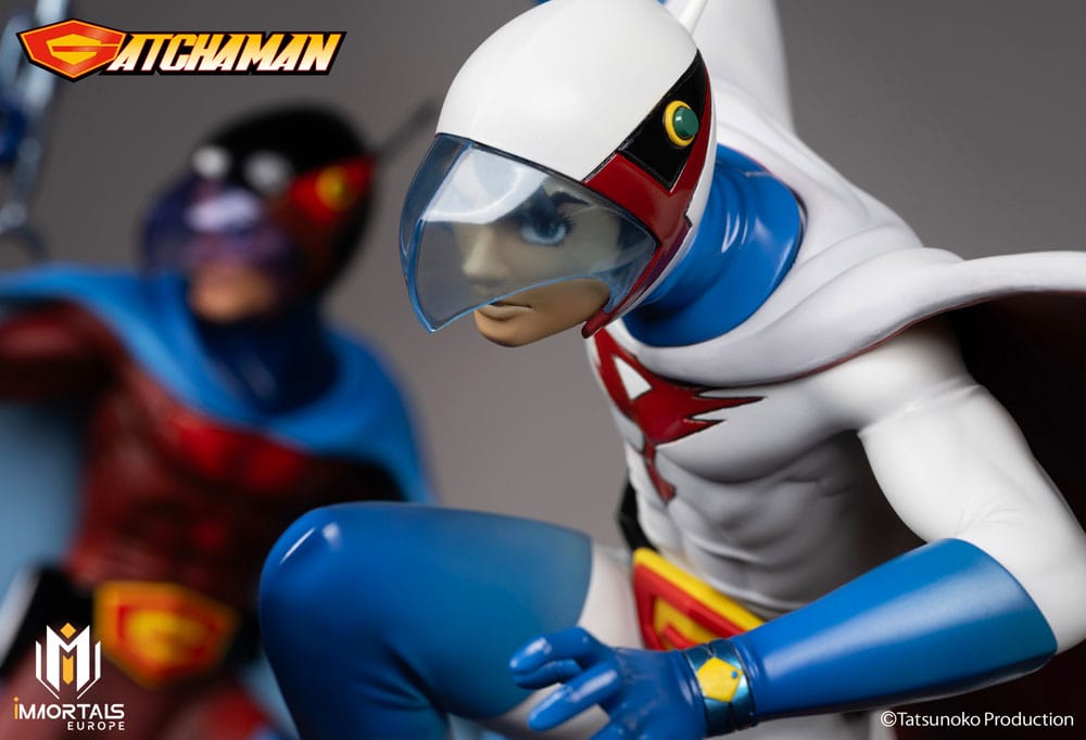 Gatchaman Amazing Art Collection Statue Ken the Eagle, The Leader of the Science Ninja Team 34 cm