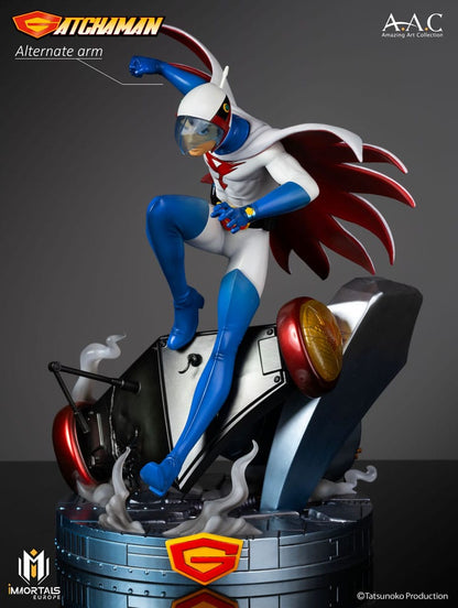 Gatchaman Amazing Art Collection Statue Ken the Eagle, The Leader of the Science Ninja Team 34 cm