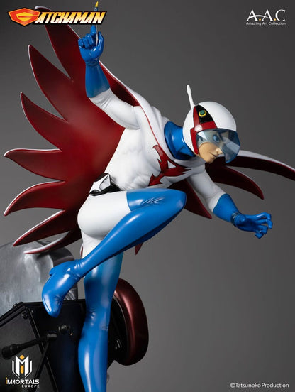 Gatchaman Amazing Art Collection Statue Ken the Eagle, The Leader of the Science Ninja Team 34 cm